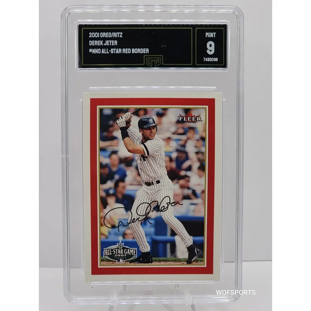 2001 Fleer All American Game Red Derek Jeter #2 Graded GMA-9 Mint